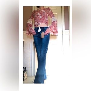 Lucky Brand Jeans High Rise Flares New